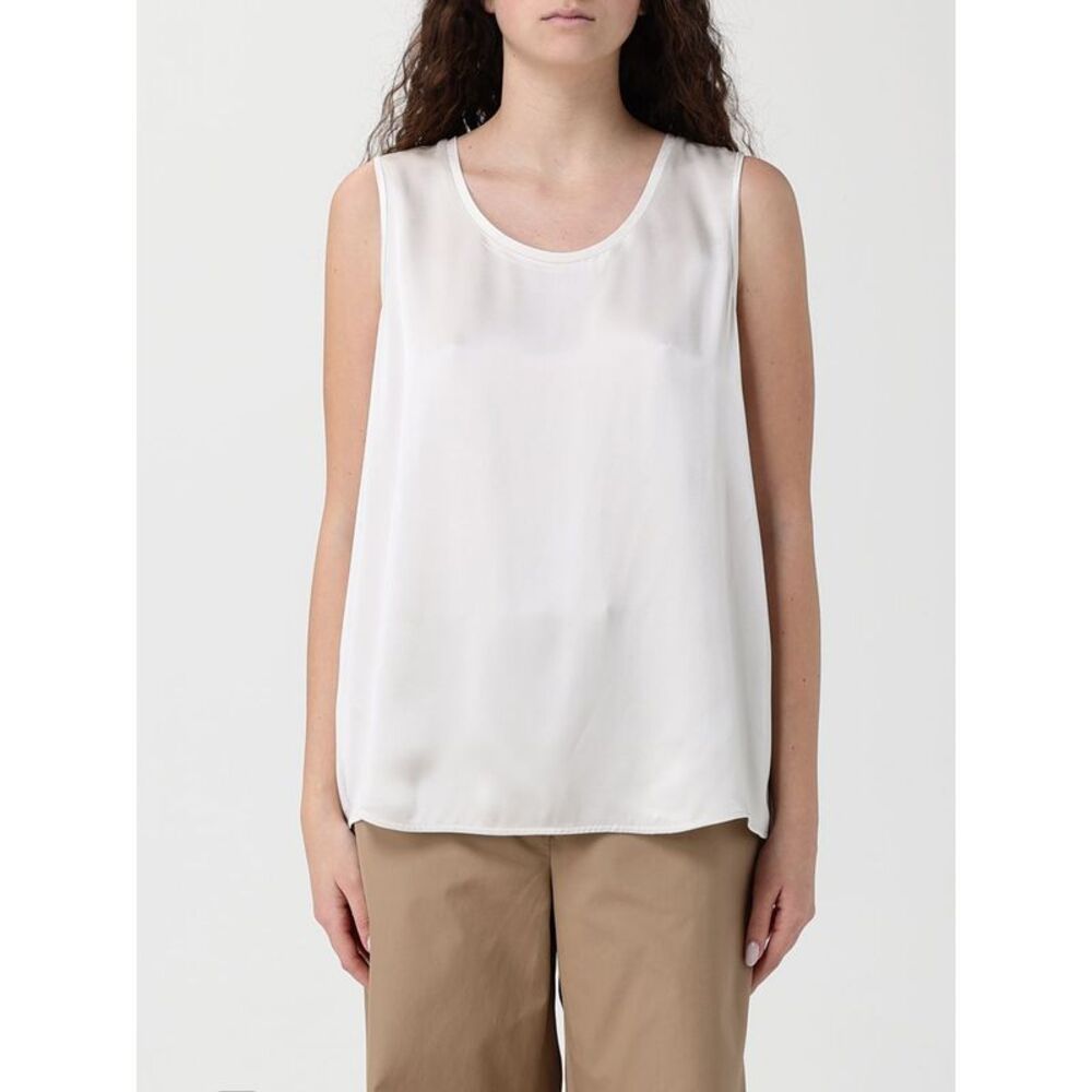'S Max Mara Women Basic Satin Top 'S Max Mara